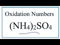 Oxidation Numbers and Their Properties