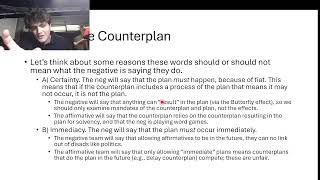 Debate Simplified Episode 1: Counterplan Competition - Jack Young
