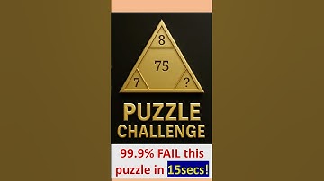 Only Smart Minds Solve This Puzzle 🔺 #MathPuzzle #BrainTeaser #IQTest #PuzzleChallenge #MentalMath
