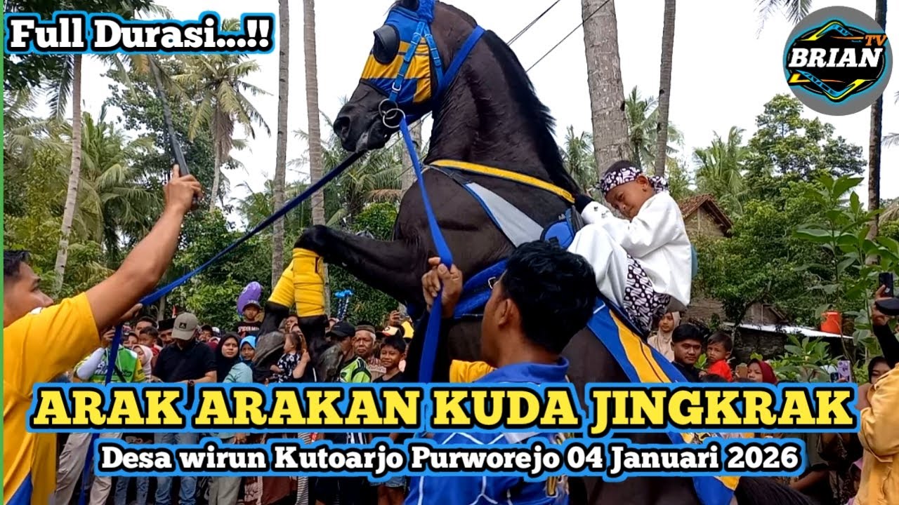 Pawai Kuda Jingkrak Desa Wirun Kutoarjo Purworejo 04 Januari 2026