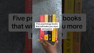 Five Psychology Books to Make You More Persuasive #bookrecommendations2025 #nonfictionbooks #books