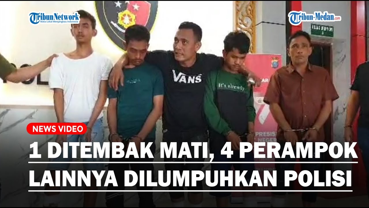 Polisi Tangkap Kawanan Perampok di Kota Medan, Pelaku Diberi Hadiah Timah Panas