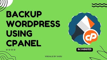 Backups WordPress website using cPanel (Files and Database) | Tutorial