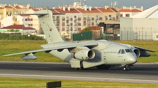 New 4Th Embraer Kc390 Of Portuguese Air Force Landing & Takeoff At Lisbon Airport