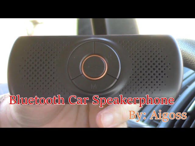 Bluetooth teléfono celular coche Altavoces TIANSHILI inalámbrico manos  libres hablando visera clip coche kit auto encendido apagado, conexión de