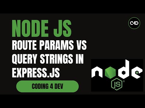 Route Params vs Query Strings in Express.js 🔍 | req.params & req.query Explained with Examples | #25