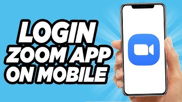 How To Login On Zoom App On Mobile - EASY!