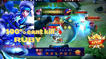 RUBY BEST BUILD 2021 | PHYSICAL LIFE STEAL | MOBILE LEGENDS