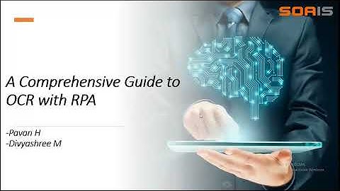 Importance of UiPath to integrate OCR in RPA | Webinar | SOAIS