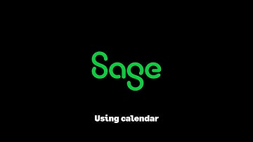 Sage CRM - Using Calendar