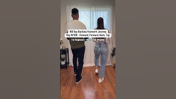 DAY 18 -  Learn the Forward, Forward, Back, Tap - Beginners Bachata Footwork Tutorial