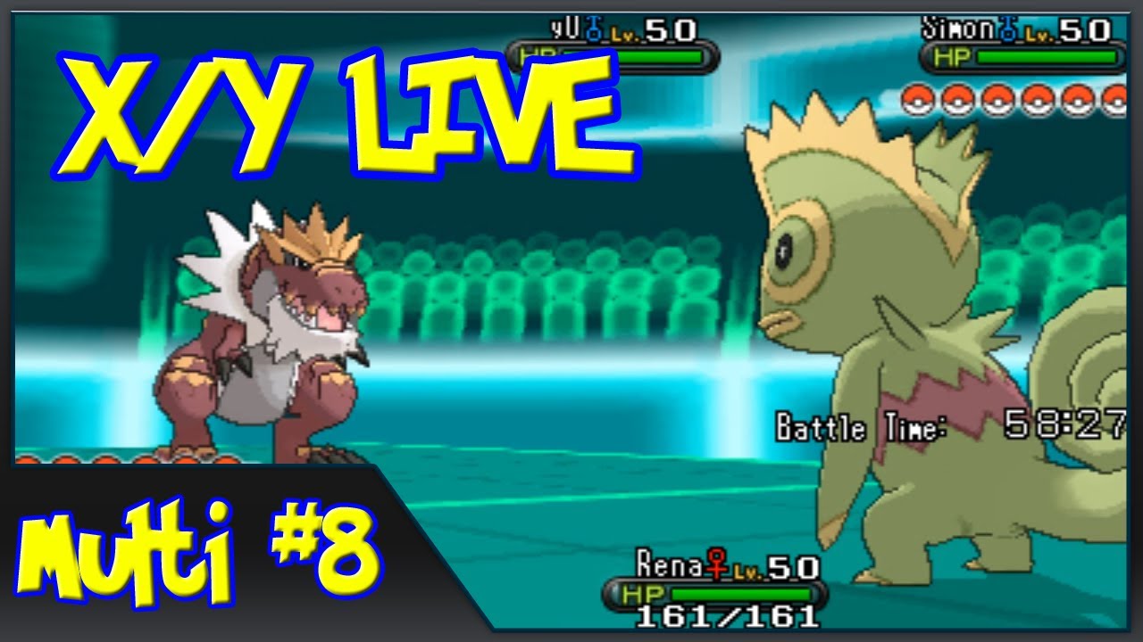 Pokemon XY LIVE Multi-Battle | PokemonBattles11 [Max] & Zabuza vs. Mienshanes & Tyler *REMATCH*