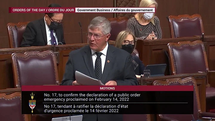 Donald Neil Plett Makes Historic Speech In Senate ...
