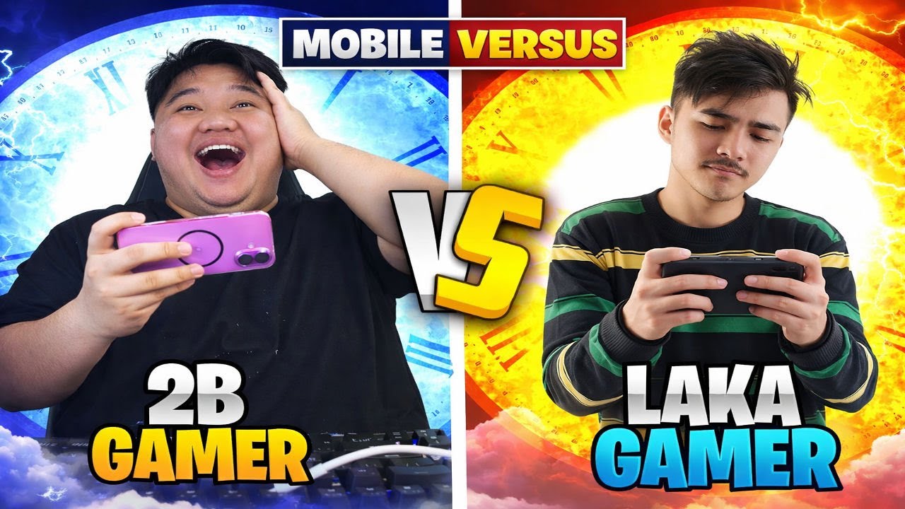 Laka Gamer Vs 2B Gamer On Mobile Versus First Time ||