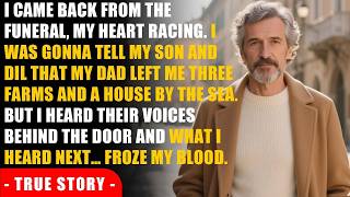 I got back from the funeral and told my son and daughter in law, “I inherited three farms!”
