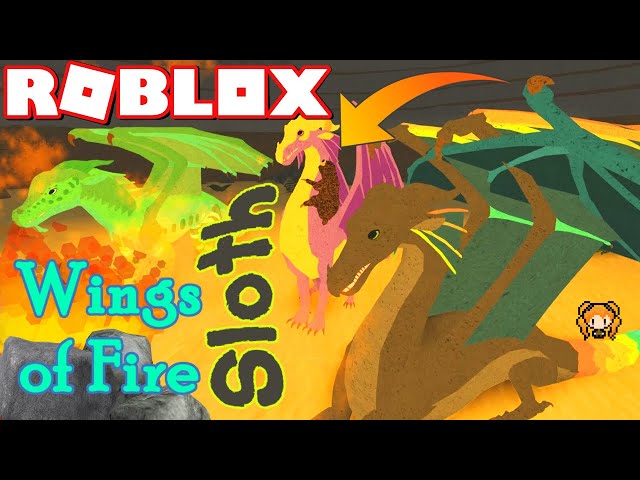 Roblox Wings Of Fire Sloth Pets My Rainwing Is Invisible But My - roblox abenaki all wolf gamepasses pt 2 youtube
