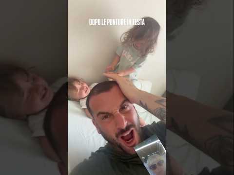 Video ANDREAS MULLER: le gemelle lo urtano in testa dopo le punture post trapianto