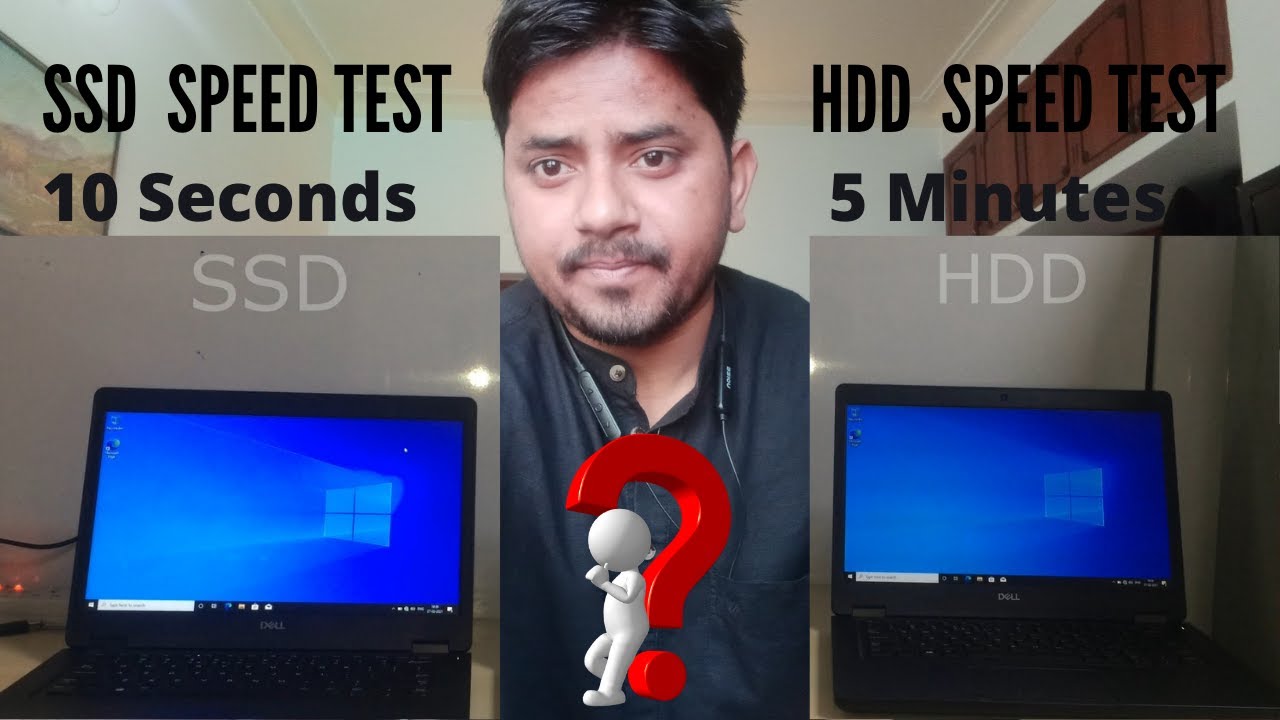 SSD vs Speed Test(2021) in DELL Latitude 5490 | SSD vs HDD Performance test in Hindi#SSD#NOVELIT -