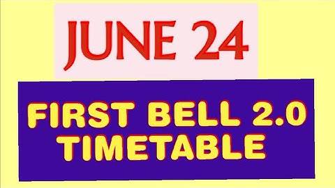 KITE VICTERS FIRSTBELL 2.0TIMETABLE June 24, 2021