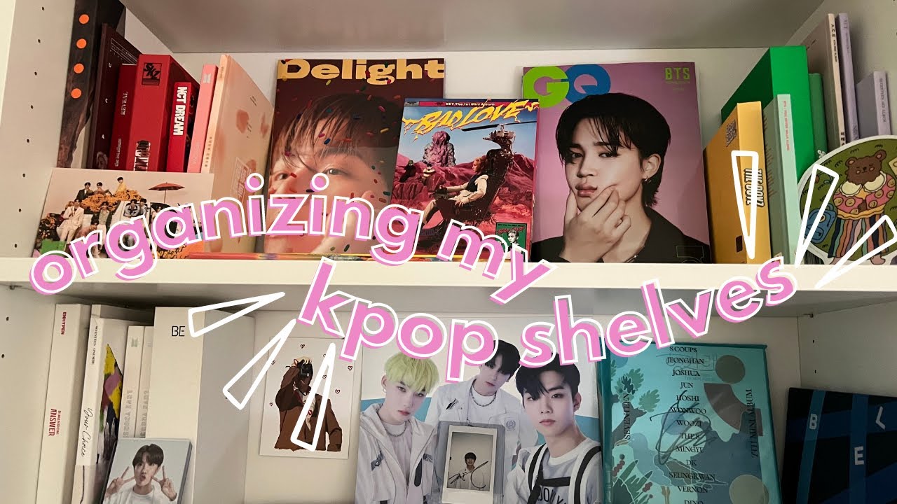 organizing my kpop shelf (+ album collection tour!) 💓 YouTube