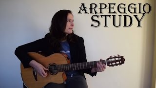 Flamenco Arpeggio Study (Guitar Lesson) with FREE TABs! - The metronome sessions