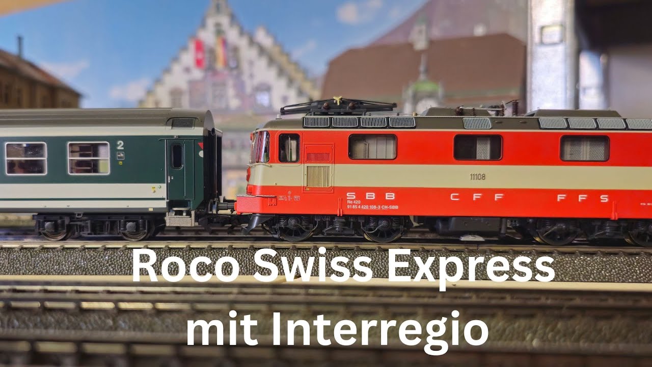 SBB Interregio 1995 mit Swiss Express 11108 (Roco 7520002)