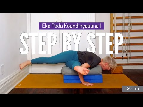 20-Min Eka Pada Koundinyasana I: Building Blocks & Modifications | Iyengar Yoga