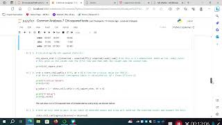Common Analyses 7 Chi square test of independence