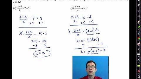 018 Common Core Algebra I Unit #2 Lesson #7 Solving Equations with Unspecified Constants