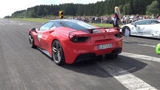 At germanys supercars rallye meinerzhagen i filmed a ferrari 488 gtb
tuned by vos performance, doing drag race and giving some revs. the
car is equipped...