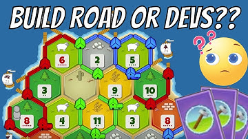 Intense Battle For Road and Army - Settlers of Catan Ranked