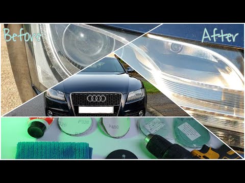 Restore headlights || Remove chips and scratches old school || Audi A5 B8 and many others