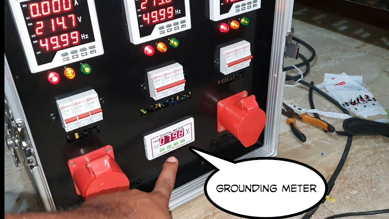 PANEL LISTRIK 3PHASE FUL GROUNDING BUAT SOUND SYSTEM