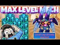 I maxed level my mech bot by opening 20000 boxes in bot clash