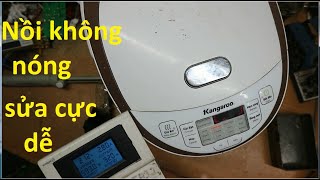 Nồi cơm Kangaroo không nóng