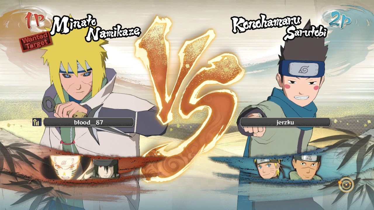 Ultimate Ninja Storm 4 - Konohamaru Sarutobi vs Minato Namikaze - 1080p 60FPS - No commentary