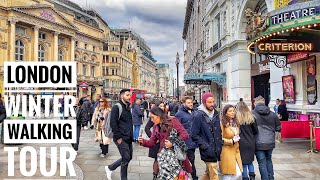 |Winter Streets of Central London Walking Tour  Liverpool St to Green Park Station