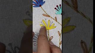Beautiful Hand Embroidery Design #embroideryart #embroidery #handembroidery