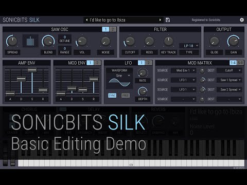 Sonicbits Silk - Basic Editing Demo