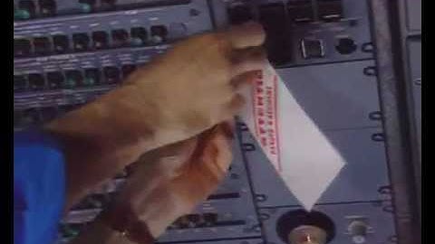 OPENING AND CLOSING OF ENGINE COWL DOORS PART 1