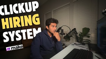 Take advantage of this Hiring Automation using ClickUp and Typeform with make.com