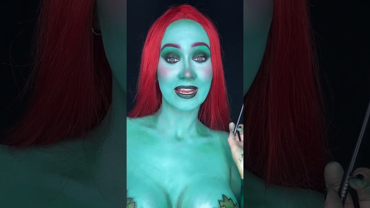 Poison Ivy’s a baddie🌿 #poisonivy#cosplay#dccomics#dcuniverse#cosplaygirl#bodypaint#fyp#foryou#dc#4k