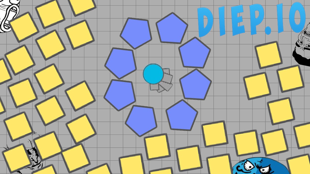 Après Agar.io et Slither.io, voici Diep.io