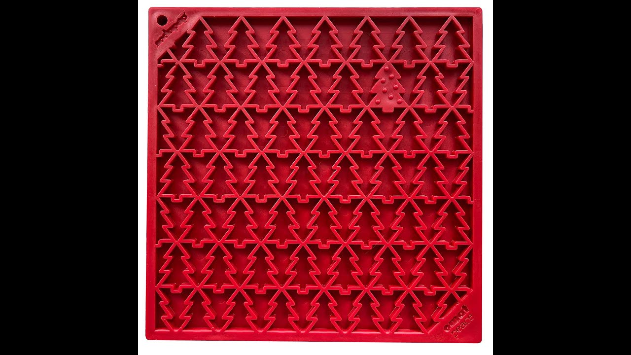 Honeycomb Design Emat Enrichment Lick Mat - Marmalade