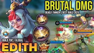 EDITH BEST BUILD 2026 | BUILD TOP 1 GLOBAL EDITH GAMEPLAY | MOBILE LEGENDS✓