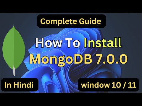 How to install MongoDB 7.0.0 On Window 10 / 11 #mongodb #installmongodb