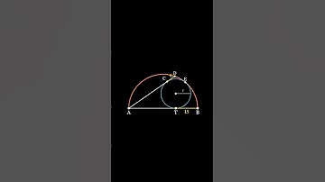 Semicircle problem #shorts #geometry #maths