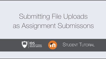 Uploading Files as Assignment Submissions in Moodle