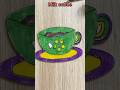 Milk coffee coloring wooden #preschoollearning #art #short #shorts