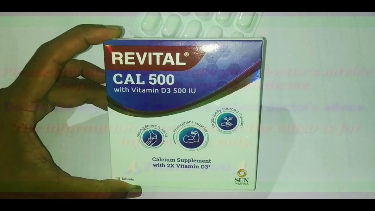 Revital cal 500 tablets - YouTube